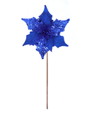 R106302 NAVIDAD VARA FLOR NOCHE BUENA LENTEJUELA 25 CMS PZA