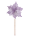 R106302 NAVIDAD VARA FLOR NOCHE BUENA LENTEJUELA 25 CMS PZA