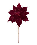 R106394 VARA NOCHE BUENA TERCIOPELO D43CM A50CM