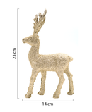 R109036 NAVIDAD RENO PARADO DIAMANTADO II 12X20CM