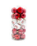 R111003 NAV ESFERA 6CM 4 DISEÑOS GRABADA PAQ C/30 PZS