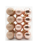 R111201 NAVIDAD ESFERA 8 CMS LISA PAQ C/24 PZAS