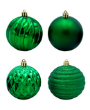 R111203 NAVIDAD ESFERA 8 CMS 4 DISEÑOS PAQ C/24 PZAS