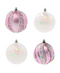 R111217-1 NAV ESFERA PASTEL 8CM 9PZS ROSA/BLANCO