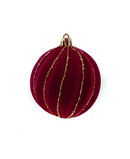 R111218 NAV ESFERA TERCIOPELO 8CM 6PZS
