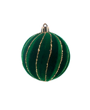 R111218 NAV ESFERA TERCIOPELO 8CM 6PZS