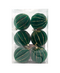 R111218 NAV ESFERA TERCIOPELO 8CM 6PZS
