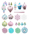 R111303-1 NAV ESFERAS FIGURAS MACARRON BASTON PAQ24PZ