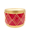 R112204 SET DE TAMBORES 4PZS 20-25-31-36CM ORO/ROJO