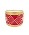 R112204 SET DE TAMBORES 4PZS 20-25-31-36CM ORO/ROJO