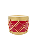 R112204 SET DE TAMBORES 4PZS 20-25-31-36CM ORO/ROJO