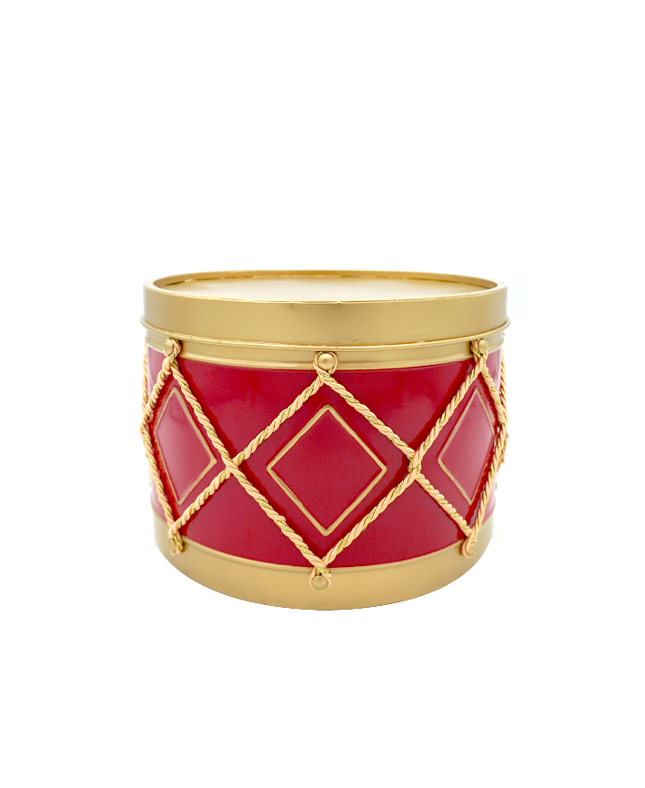 R112204 SET DE TAMBORES 4PZS 20-25-31-36CM ORO/ROJO