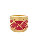 R112204 SET DE TAMBORES 4PZS 20-25-31-36CM ORO/ROJO