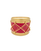 R112204 SET DE TAMBORES 4PZS 20-25-31-36CM ORO/ROJO