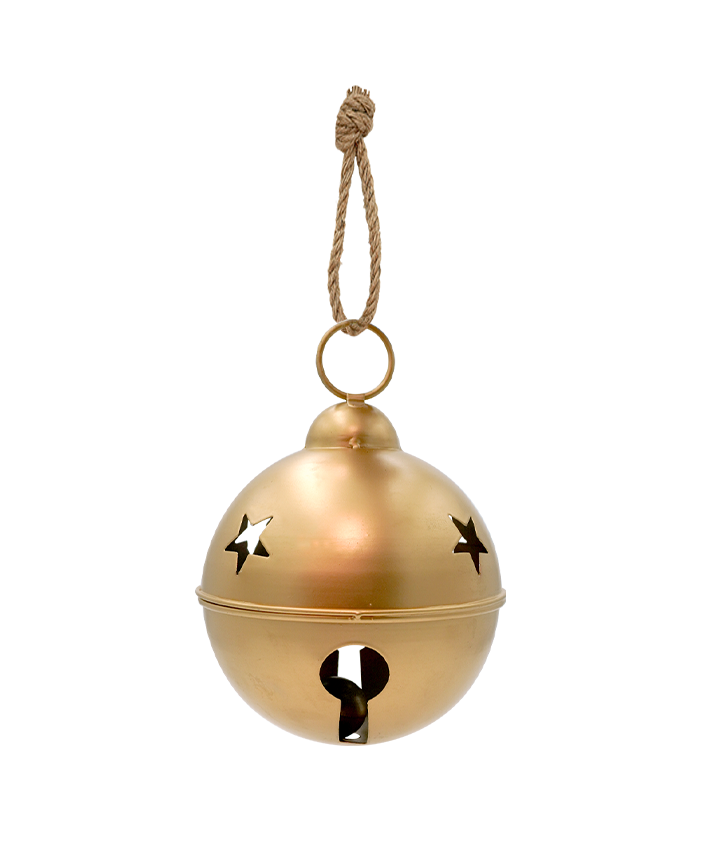 R112301-17 CASCABEL METALICO DECORATIVO 17CM