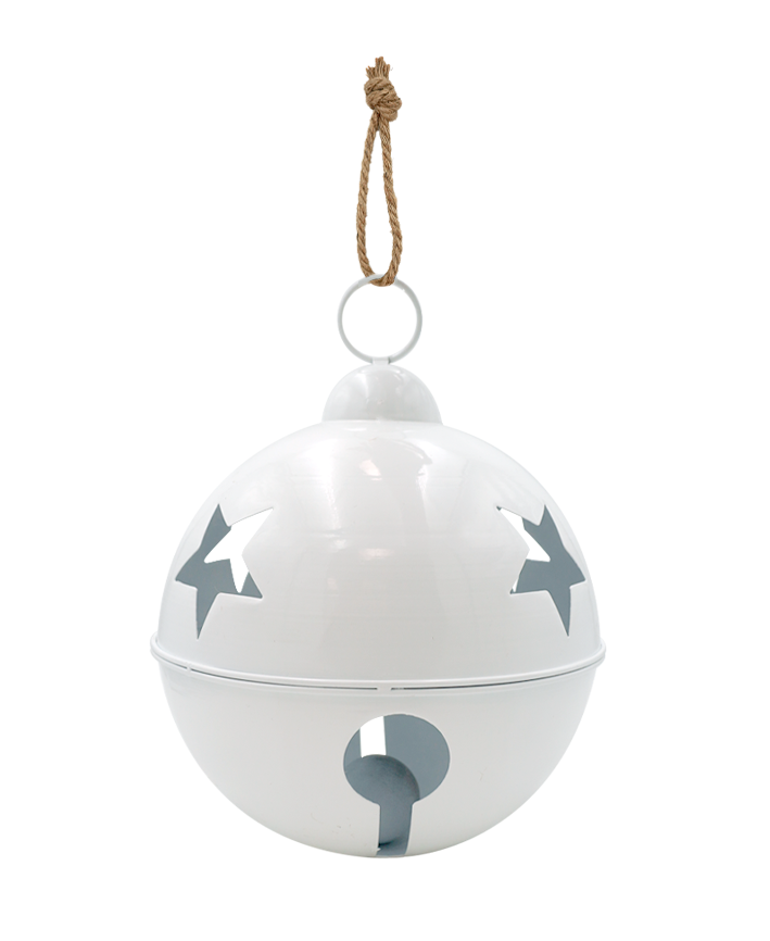 R112301-25 CASCABEL METALICO DECORATIVO 25CM