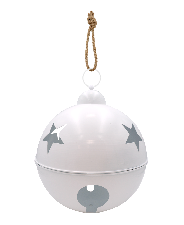R112301-35 CASCABEL METALICO DECORATIVO 35CM