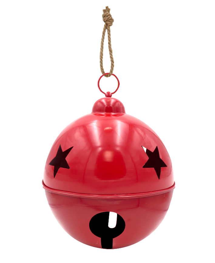 R112301-40 CASCABEL METALICO DECORATIVO 40CM