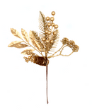 R113088 NAVIDAD PICK PIÑAS 27CM ORO