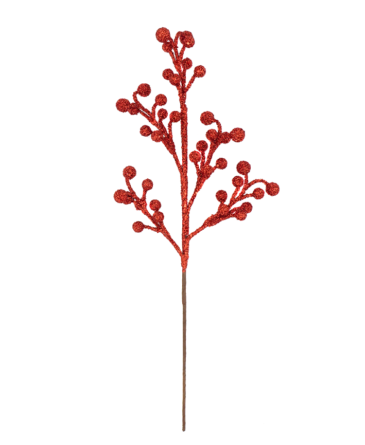 R113152 FOLLAJE ESFERAS MORITAS 53CM