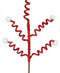 R113263-1  VARA ESPIRAL CARAMELO 65CM ROJO