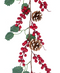 R113309 NAVIDAD GUIA BERRY PIÑAS 140CM