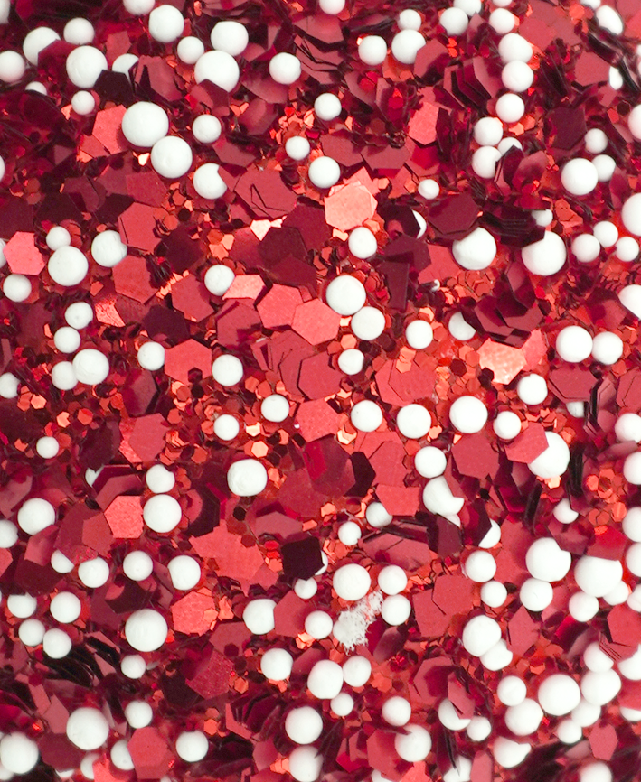 R113410-1 R NAVIDAD ESFERA NIEVE 10CM ROJO