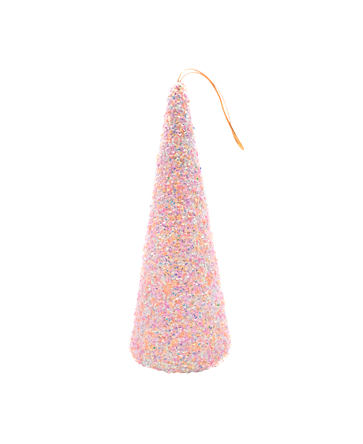 R113412 NAVIDAD CONO DIAMANTADO 25CM