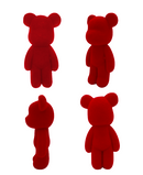 R113417 OSO COLGANTE 24CM FLOCK
