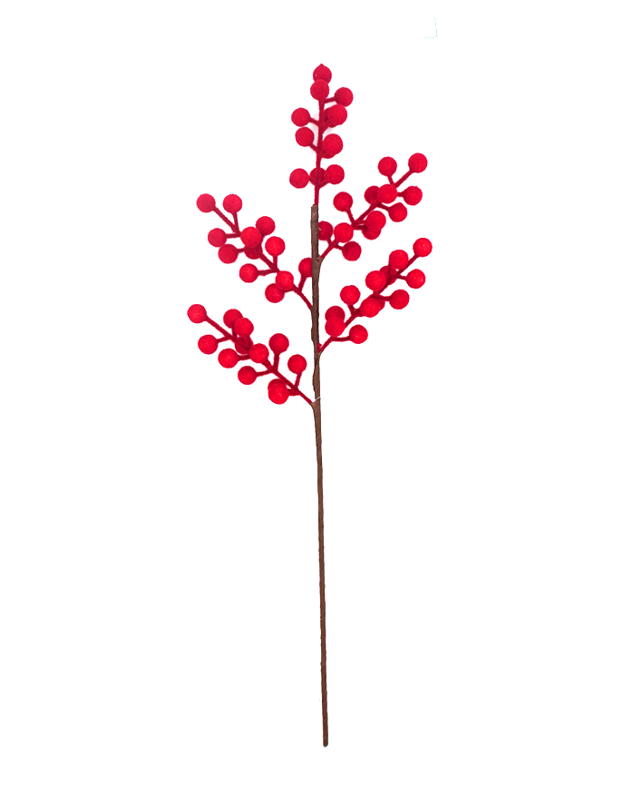 R113704 NAVIDAD PICK BERRY X5 62CM