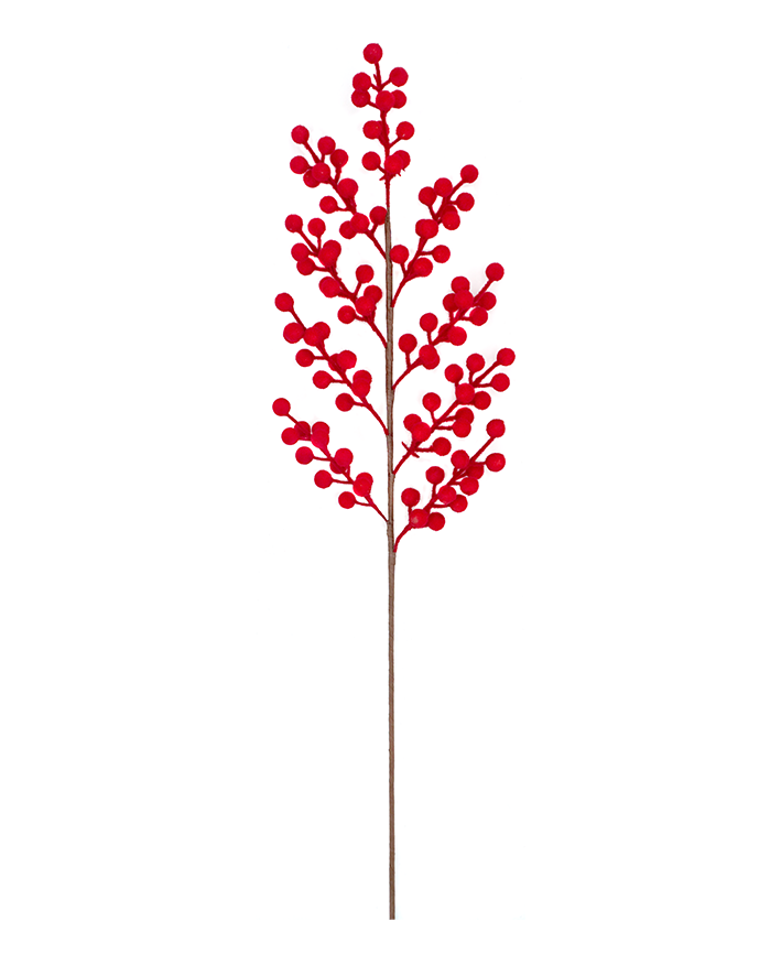 R113706 NAVIDAD PICK BERRY X9 75CM