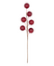 R113715-6 DKR FOLLAJE BERRY GRANDE 60CM DARK RED