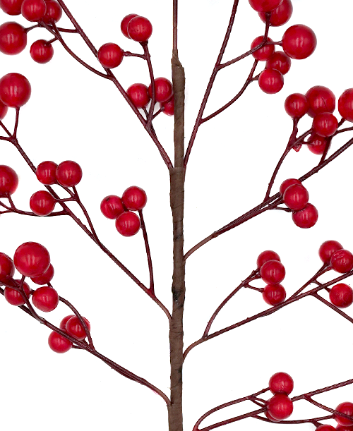 R113721-1 R FOLLAJE BERRY MIX 76CM ROJO