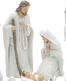 R118101 SET DE NACIMIENTO 10PZ BLANCO 12CM