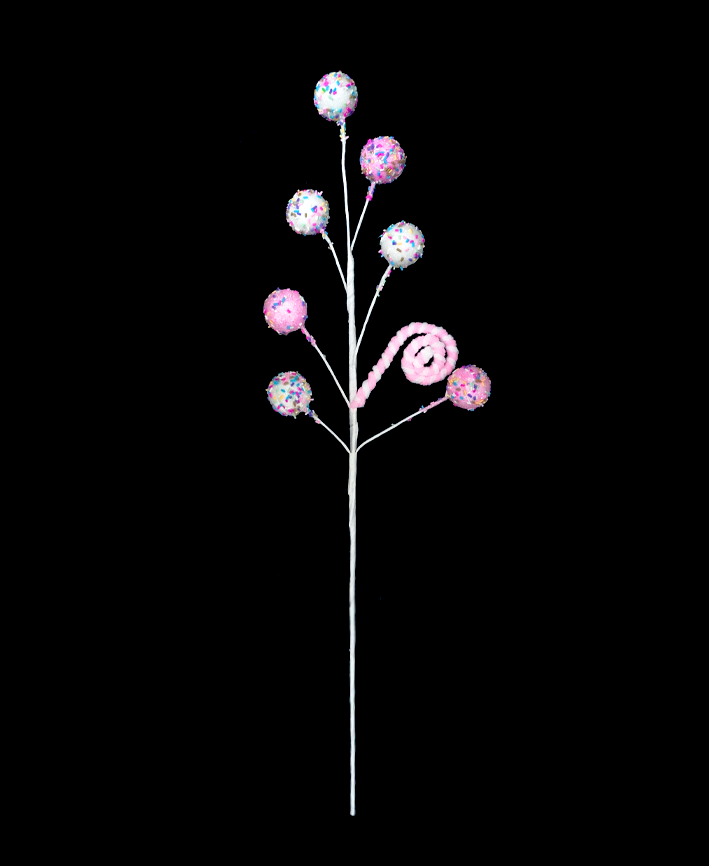 R119203 PICK CAKEPOP CONFETTI 66CM