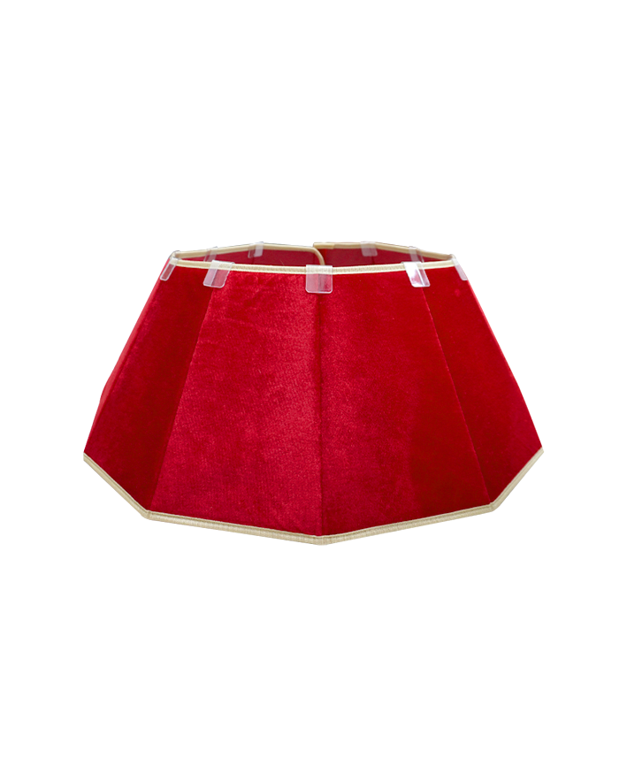 R125017-1 PIE DE ARBOL TERCIOPELO DIAMANTE 78X25CM