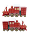 R127207-1 TREN DECORATIVO 41X11X22CM ROJO