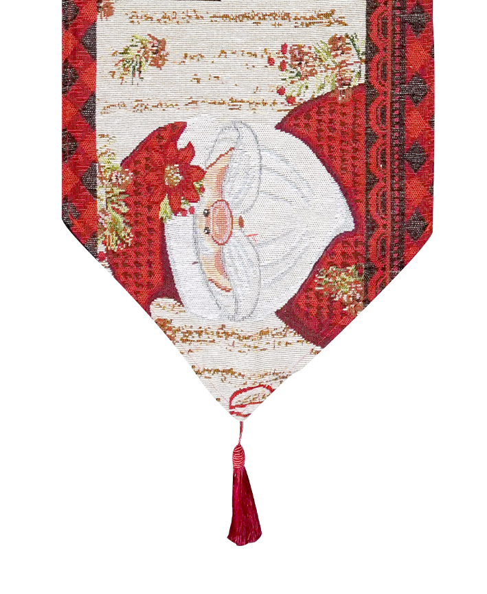 R128013 CAMINO DE MESA SANTA HOHOHO 180X33CM