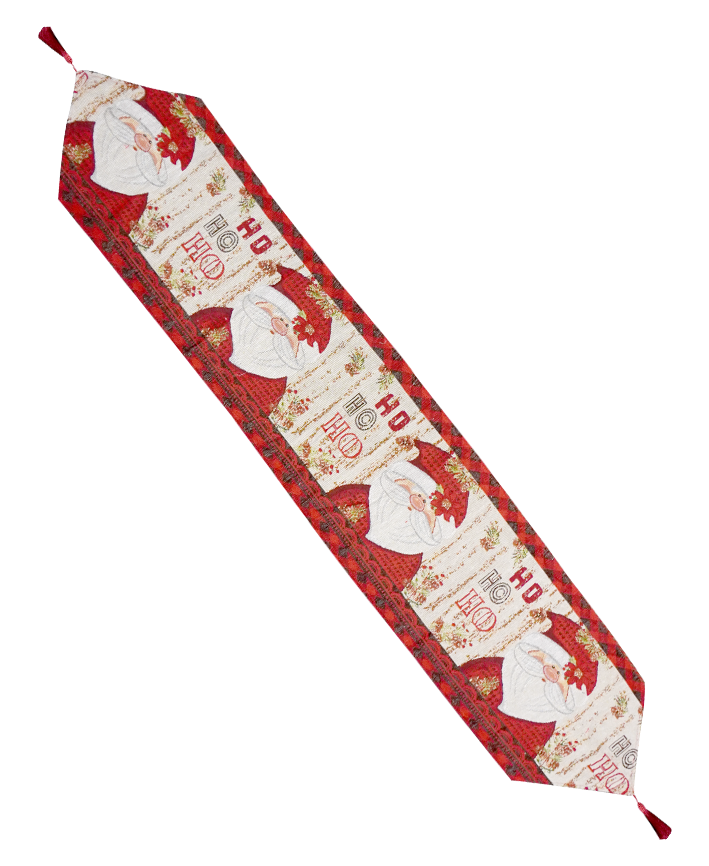 R128013 CAMINO DE MESA SANTA HOHOHO 180X33CM