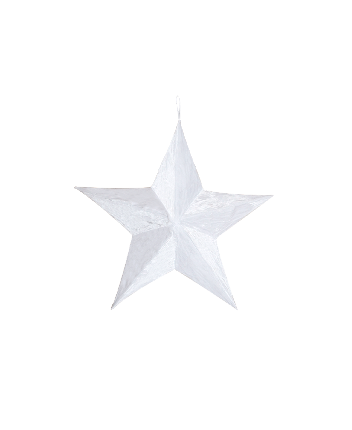 R133703-60 ESTRELLA COLGANTE TERCIOPELO 60CM