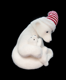 R134204 FAMILIA OSOS GORRO ROJO 45X30CM