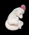 R134204 FAMILIA OSOS GORRO ROJO 45X30CM