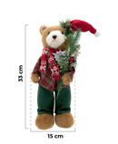 R134208-1 OSO POLO BUFANDA ROJA 35 X 18CM