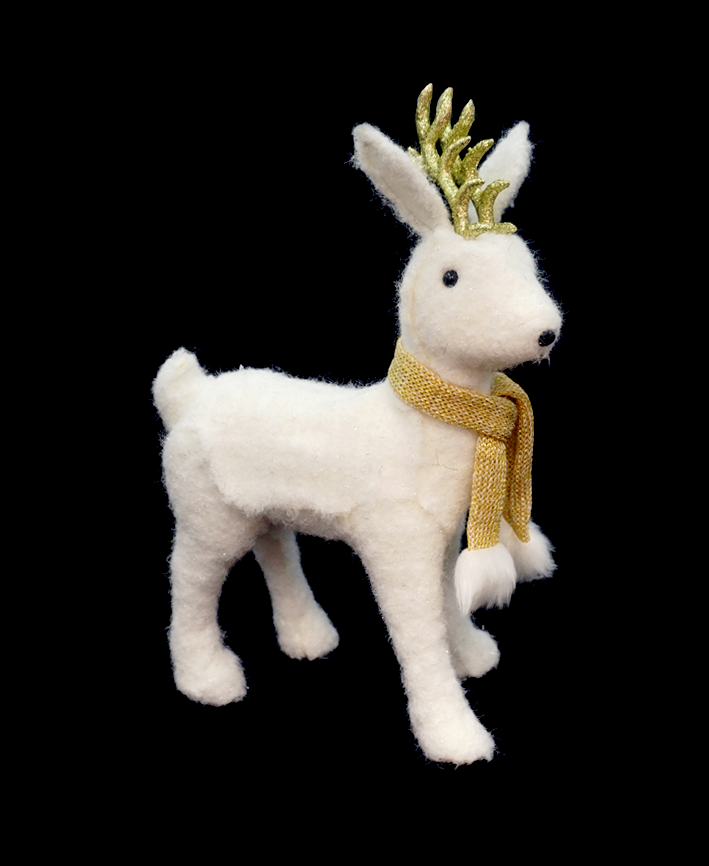 R134301 VENADO BUFANDA ORO 40X30CM