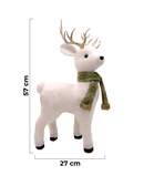 R134303 VENADO BUFANDA VERDE 30 X 56CM
