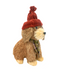 R134401 PERRO CON GORRO 28CM