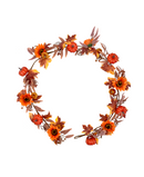 R181304 GUIA OTOÑAL GIRASOL NARANJA 150CM