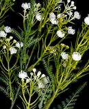R204201-1 FOLLAJE VARA NUBE 80CM BLANCO