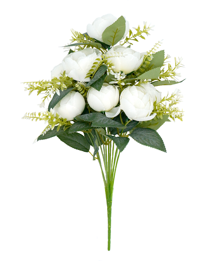 R205213 RAMO ROSAS FOLLAJE 43CM