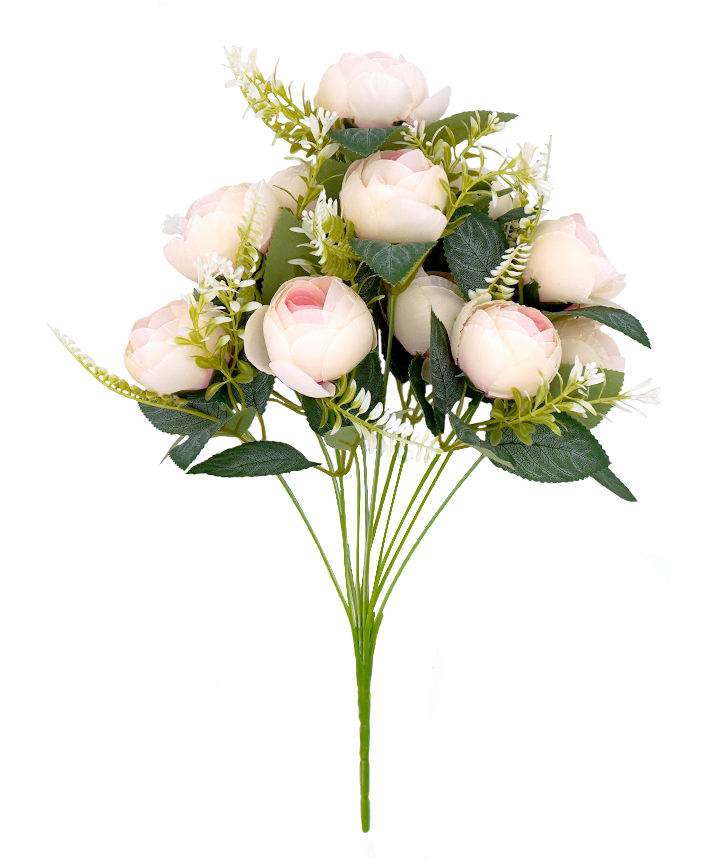 R205213 RAMO ROSAS FOLLAJE 43CM